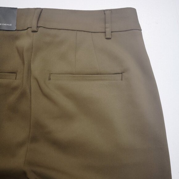 NWT RW&CO Ladies Size 2 Brown Curvy Fit Slim Leg Ankle Length Suit Pants - Picture 10 of 15